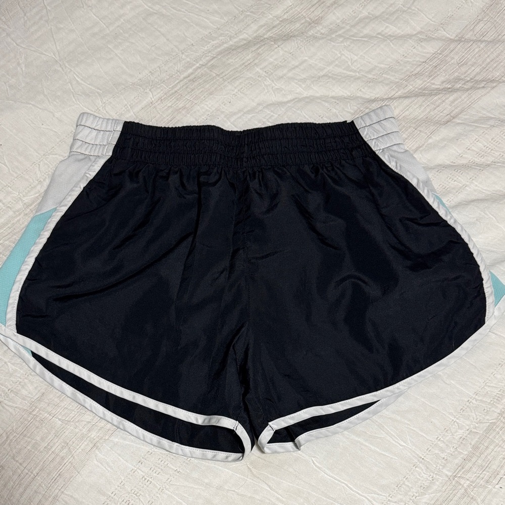 Women's Black and White Shorts